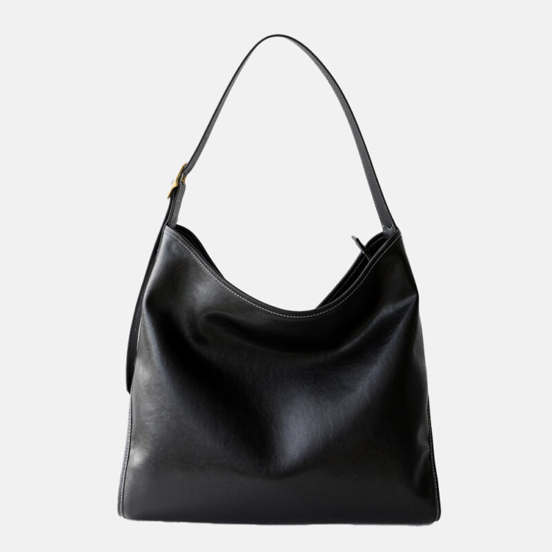 Women's Vintage Split Leather Hobo Shoulder Bag