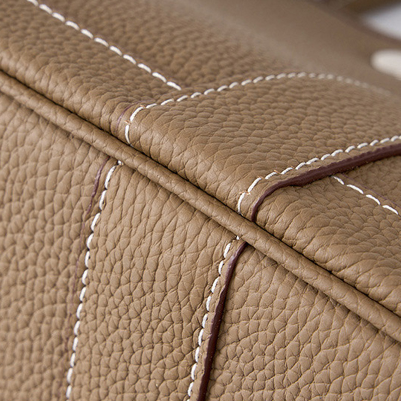 Sac à main vintage en cuir de grain supérieur pour femmes