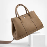Sac à main vintage en cuir de grain supérieur pour femmes