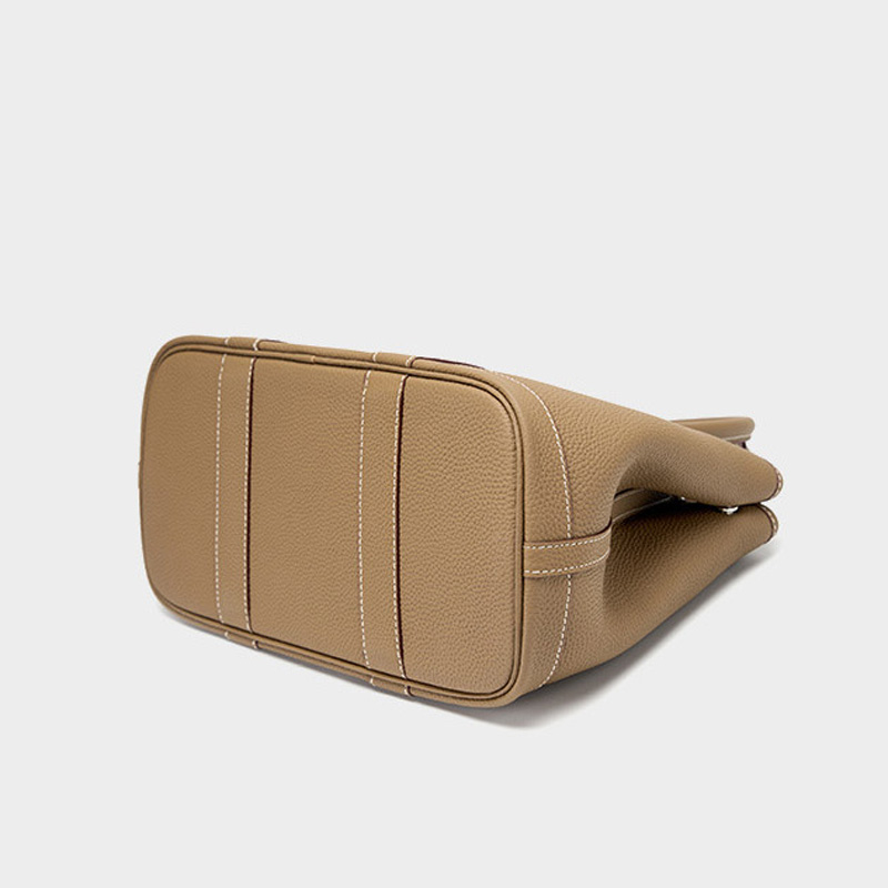 Sac à main vintage en cuir de grain supérieur pour femmes