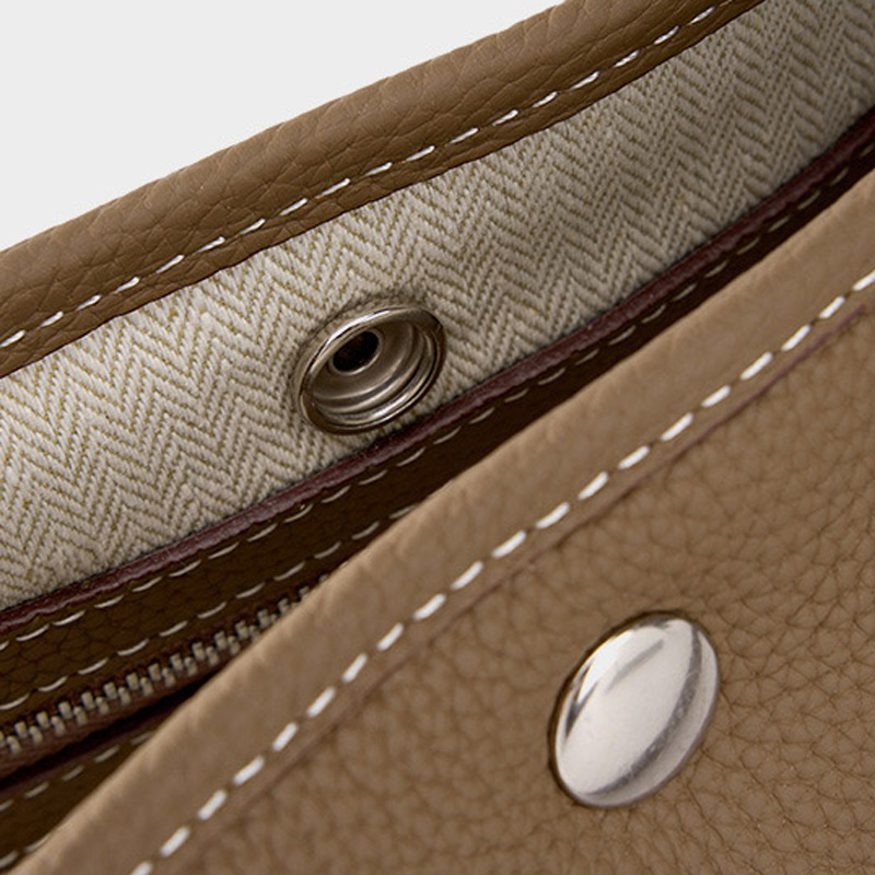 Sac à main vintage en cuir de grain supérieur pour femmes