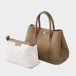 Sac à main vintage en cuir de grain supérieur pour femmes