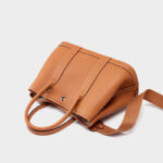 Sac à main vintage en cuir de grain supérieur pour femmes