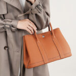 Sac à main vintage en cuir de grain supérieur pour femmes
