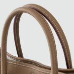 Sac à main vintage en cuir de grain supérieur pour femmes