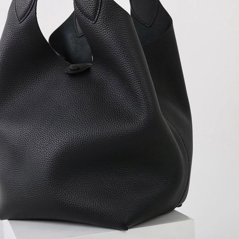 Sac à main vintage à bandoulière en cuir de grain supérieur et texture litchi pour femmes