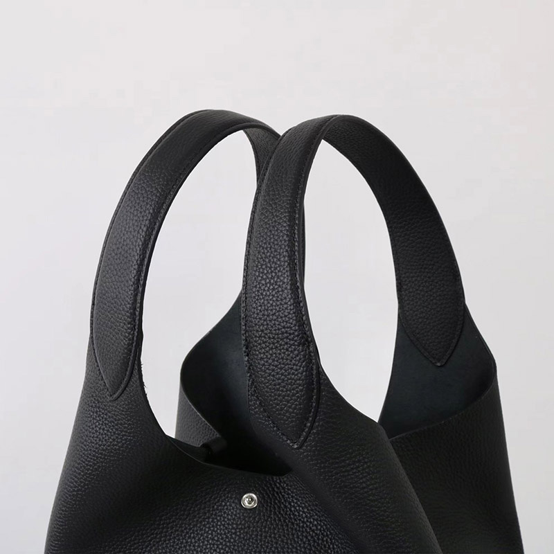 Sac à main vintage à bandoulière en cuir de grain supérieur et texture litchi pour femmes