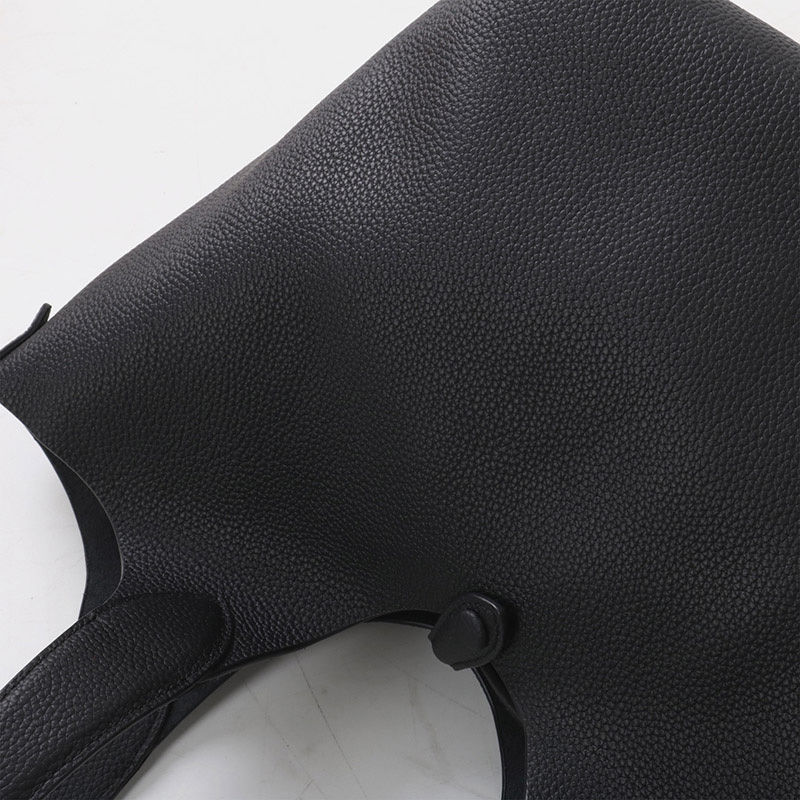 Sac à main vintage à bandoulière en cuir de grain supérieur et texture litchi pour femmes