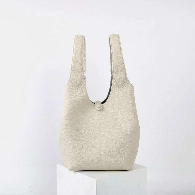 Sac à main vintage à bandoulière en cuir de grain supérieur et texture litchi pour femmes