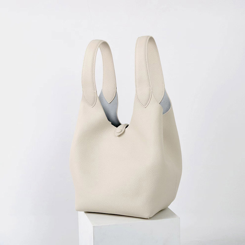 Sac à main vintage à bandoulière en cuir de grain supérieur et texture litchi pour femmes