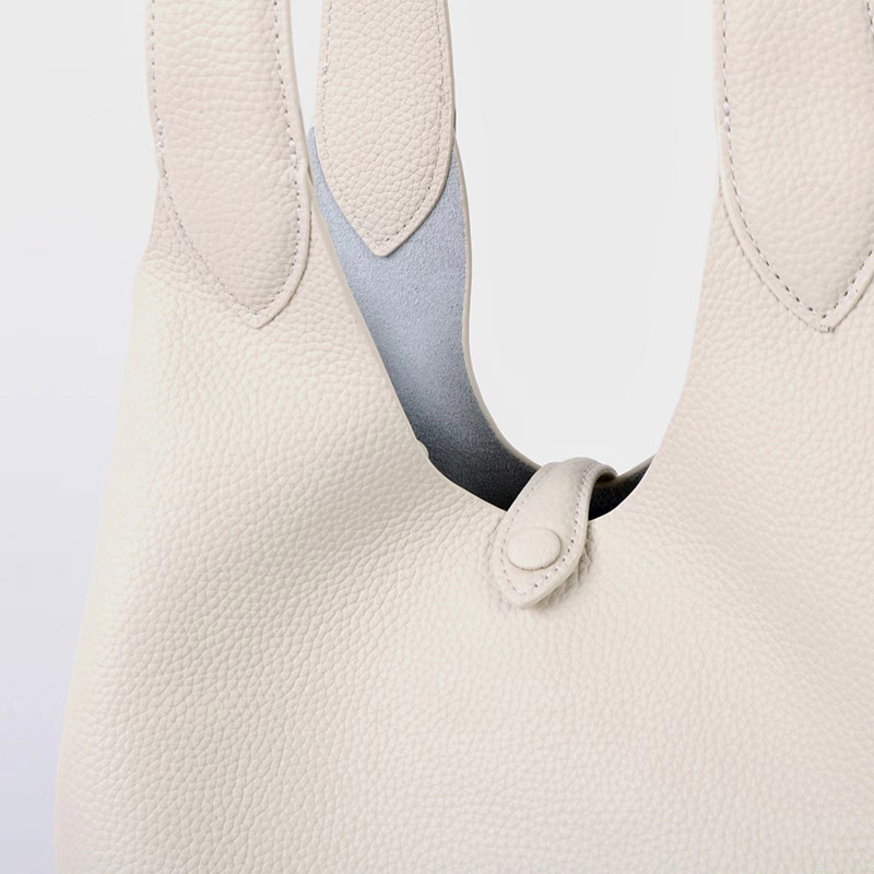 Sac à main vintage à bandoulière en cuir de grain supérieur et texture litchi pour femmes