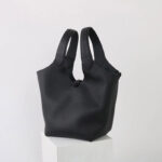 Sac à main vintage à bandoulière en cuir de grain supérieur et texture litchi pour femmes