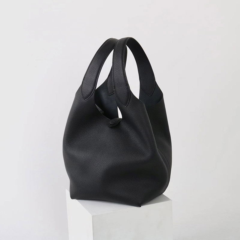 Sac à main vintage à bandoulière en cuir de grain supérieur et texture litchi pour femmes