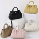 Women's Vintage Top-Grain Leather Mini Shoulder Crossbody Tote Handbag
