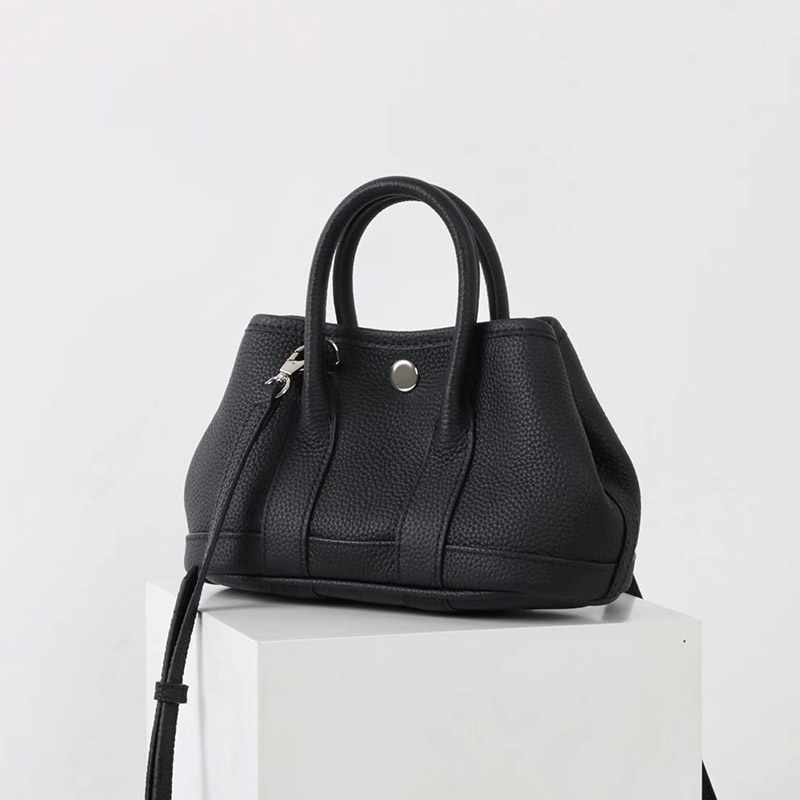Women's Vintage Top-Grain Leather Mini Shoulder Crossbody Tote Handbag