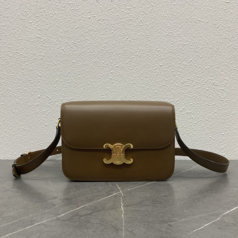 Sacs croisés en cuir de vache pour femmes avec quincaillerie dorée