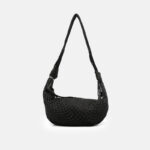 Sac à bandoulière en résille pour femmes en cuir de vachette de grain supérieur