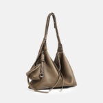 Women's Top-Grain Leather Crossbody Shoulder Hobo Bag