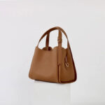 Women's Vintage Top-Grain Leather Bucket Handbag
