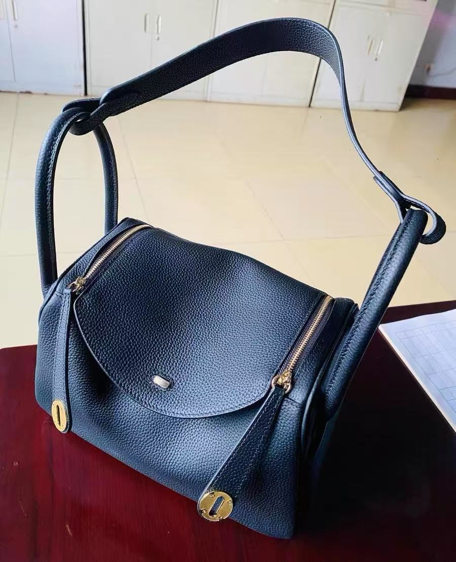 Sac à main en cuir véritable avec fermeture à glissière et bandoulière pour femmes photo review