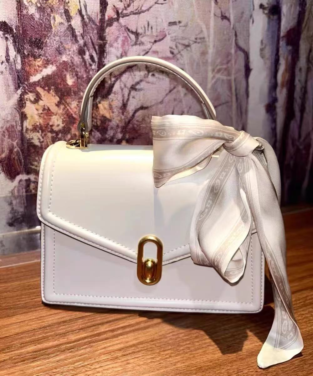 Women's Minimalist Genuine Leather Magnetic Closure Crossbody Shoulder Top Handle Bags photo review