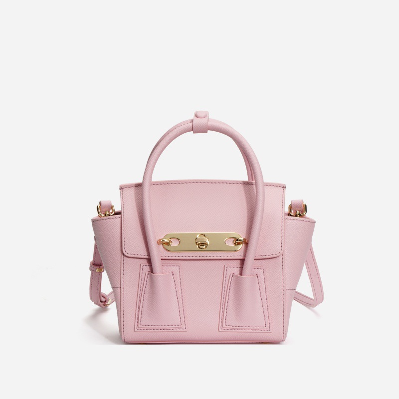 Sac à main minimaliste en cuir véritable en forme d'aile, en or, pour femmes