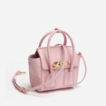 Women's Minimalist Genuine Leather Wing-Shaped Crossbody Handbag In Gold Hardware