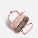 Women's Minimalist Genuine Leather Wing-Shaped Crossbody Handbag In Gold Hardware