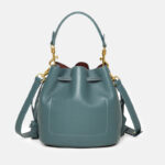 Minimalistische Bucket Bag aus feinstem Leder für Damen