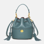 Minimalistische Bucket Bag aus feinstem Leder für Damen