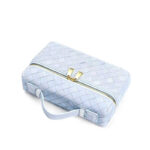 Women's Minimalist Woven Suede Lambskin Leather Crossbody Box Top Handle Bag