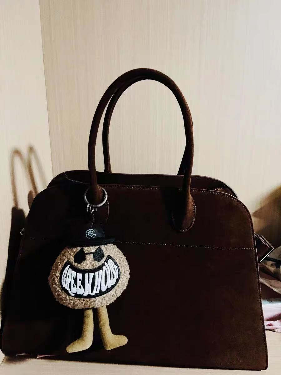 Damen Wildleder Echtes Leder Vintage Handtasche photo review