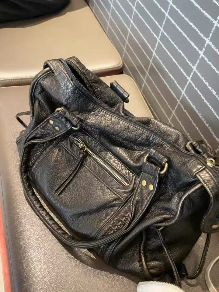 Sac fourre-tout Vintage Antique Bronze en matériau PU pour femmes photo review