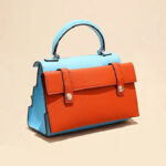 Women's Epsom Mosaic Pixel Doll Top Handle Bag In Silver Hardware
