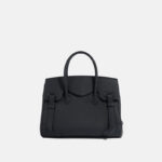 Women's Minimalist Lychee Top-Grain Leather Handbag