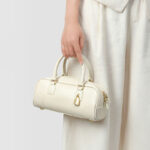 Sac à main vintage en cuir véritable avec bandoulière Boston pour femmes
