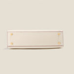 Women's Mini Epsom Split Leather Two-Tone Top Handle Bag in Gold Hardware