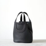 Damen Bucket Bag aus feinstem Leder mit Schweineschnalle