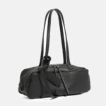 Damen Baguette-Tasche aus feinstem Leder in Form eines Kissens