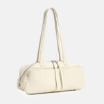 Damen Baguette-Tasche aus feinstem Leder in Form eines Kissens