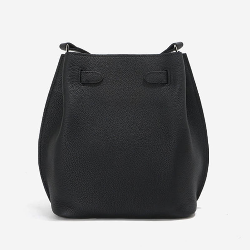 Sac à main en cuir vintage de grain supérieur avec fermeture en argent pour femmes