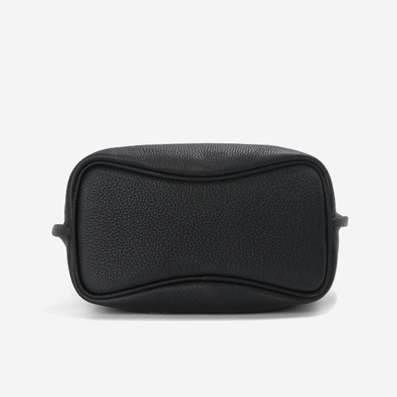Sac à main en cuir vintage de grain supérieur avec fermeture en argent pour femmes