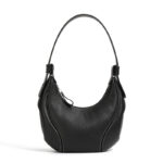 Sac à bandoulière Hobo Crescent en cuir vintage de grain supérieur pour femmes