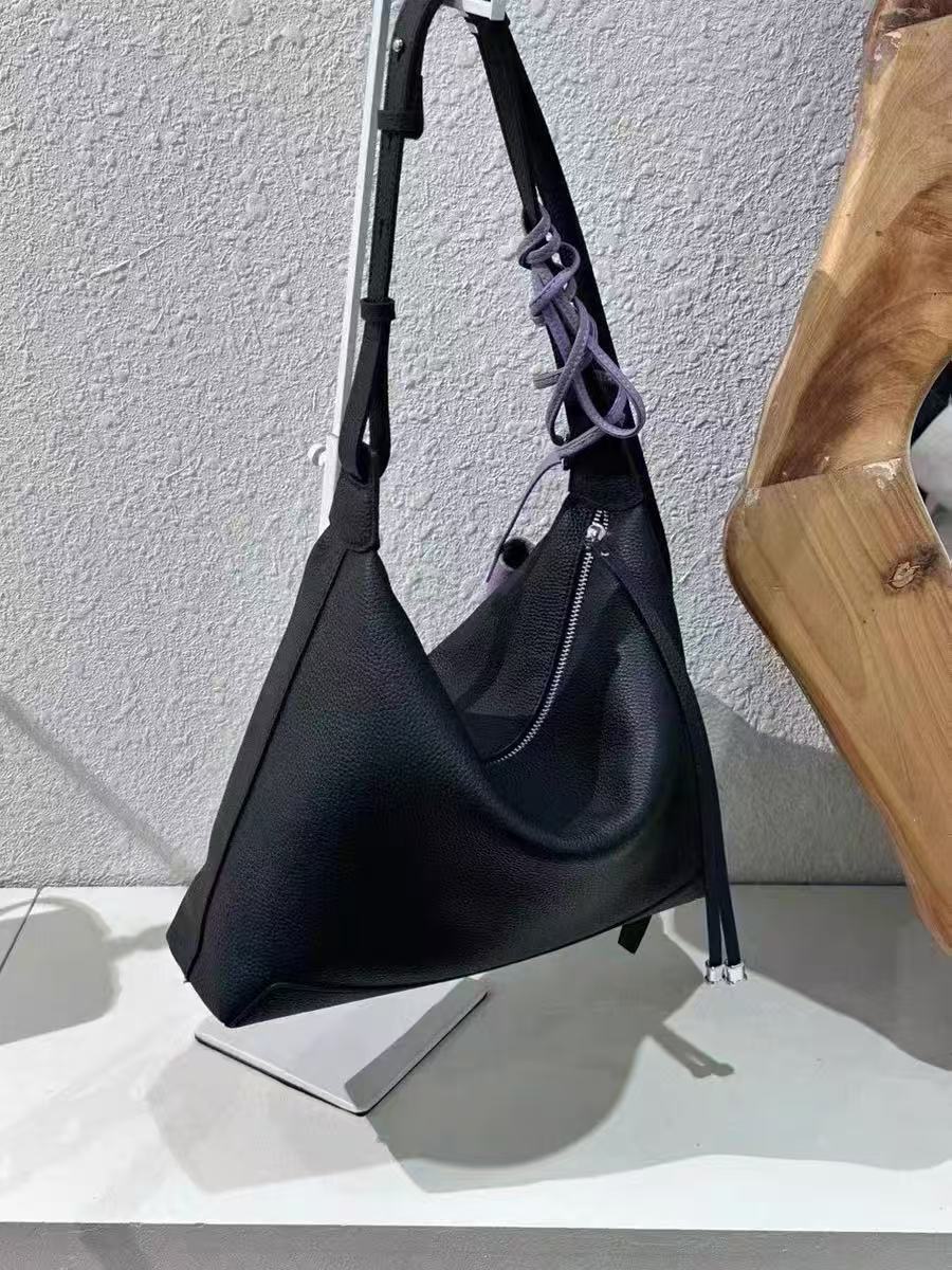 Women's Top-Grain Leather Crossbody Shoulder Hobo Bag photo review