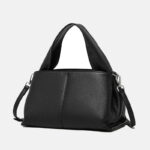 Sac à main vintage à bandoulière en cuir pleine fleur pour femmes