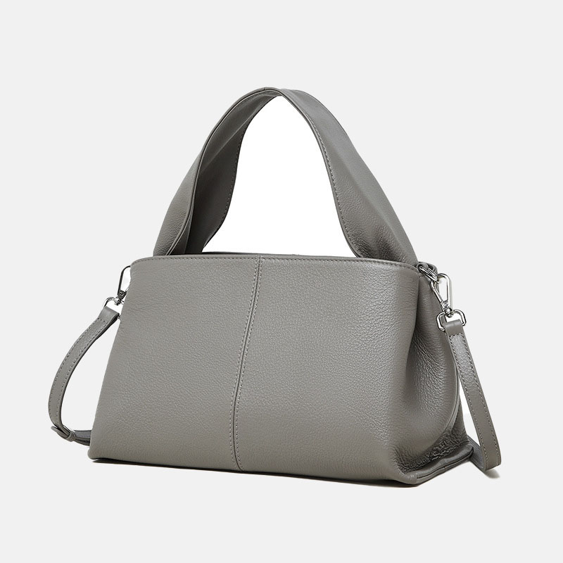 Sac à main vintage à bandoulière en cuir pleine fleur pour femmes