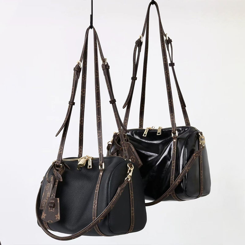 Sac à bandoulière en cuir vintage pour femmes