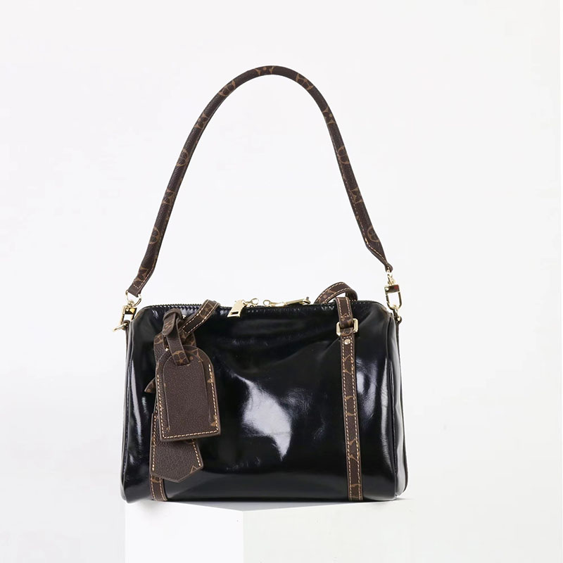 Sac à bandoulière en cuir vintage pour femmes