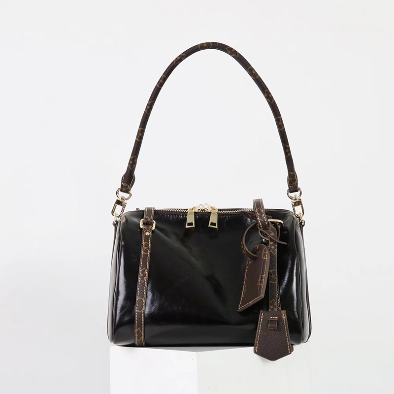 Sac à bandoulière en cuir vintage pour femmes