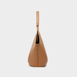 Women's Vintage Woven Genuine Leather Hobo Bag